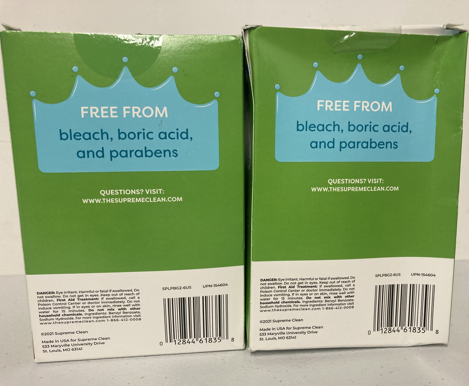 2X NEW Supreme Clean Probiotic SINK & DISPOSAL Cleaner 6 Count JUNIPER 12 Total