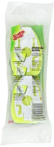 Scotch-Brite Dishwand Heavy-Duty Sponge Refill, 2 Count in a Pack