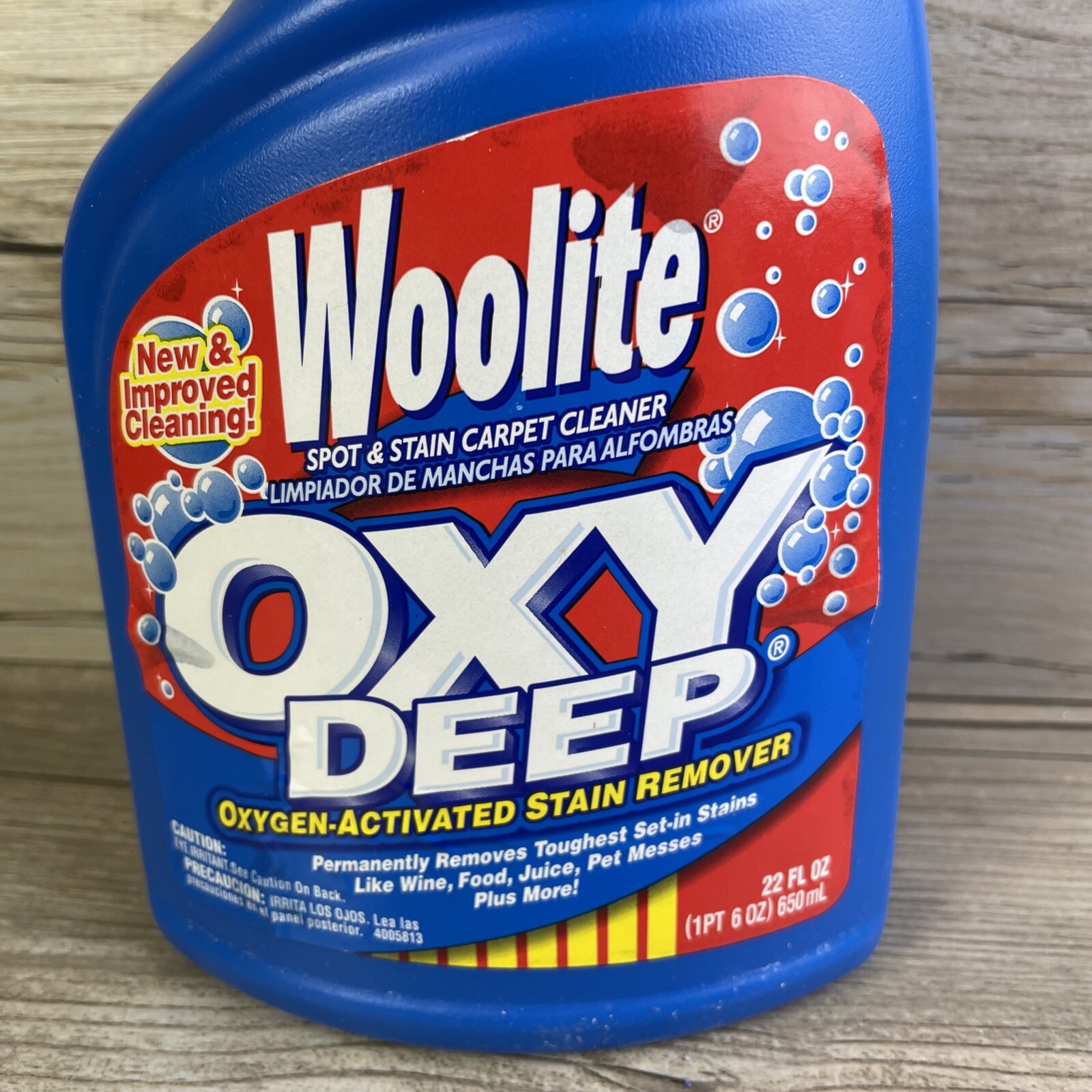 Vintage Woolite Oxy Deep Spot & Stain Carpet Cleaner 20oz 75% Full 2006 Bissell
