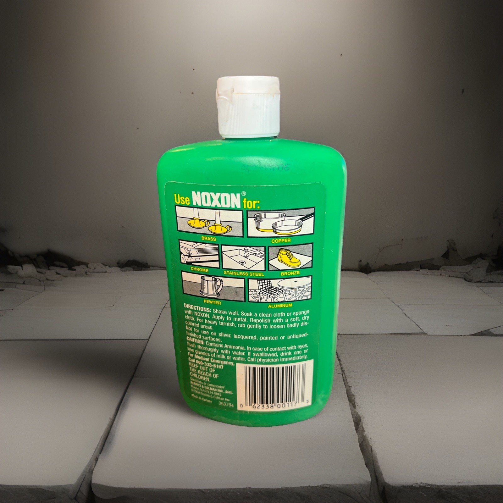 Noxon 7 Metal Polish Multi-Purpose Liquid , 12 oz HTF DISCONTINUED New, Full
