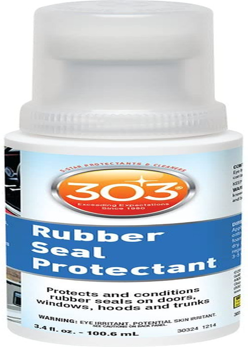 Conditions Rubber Seals to Help Prevent Cracking, Fading, and Drying.