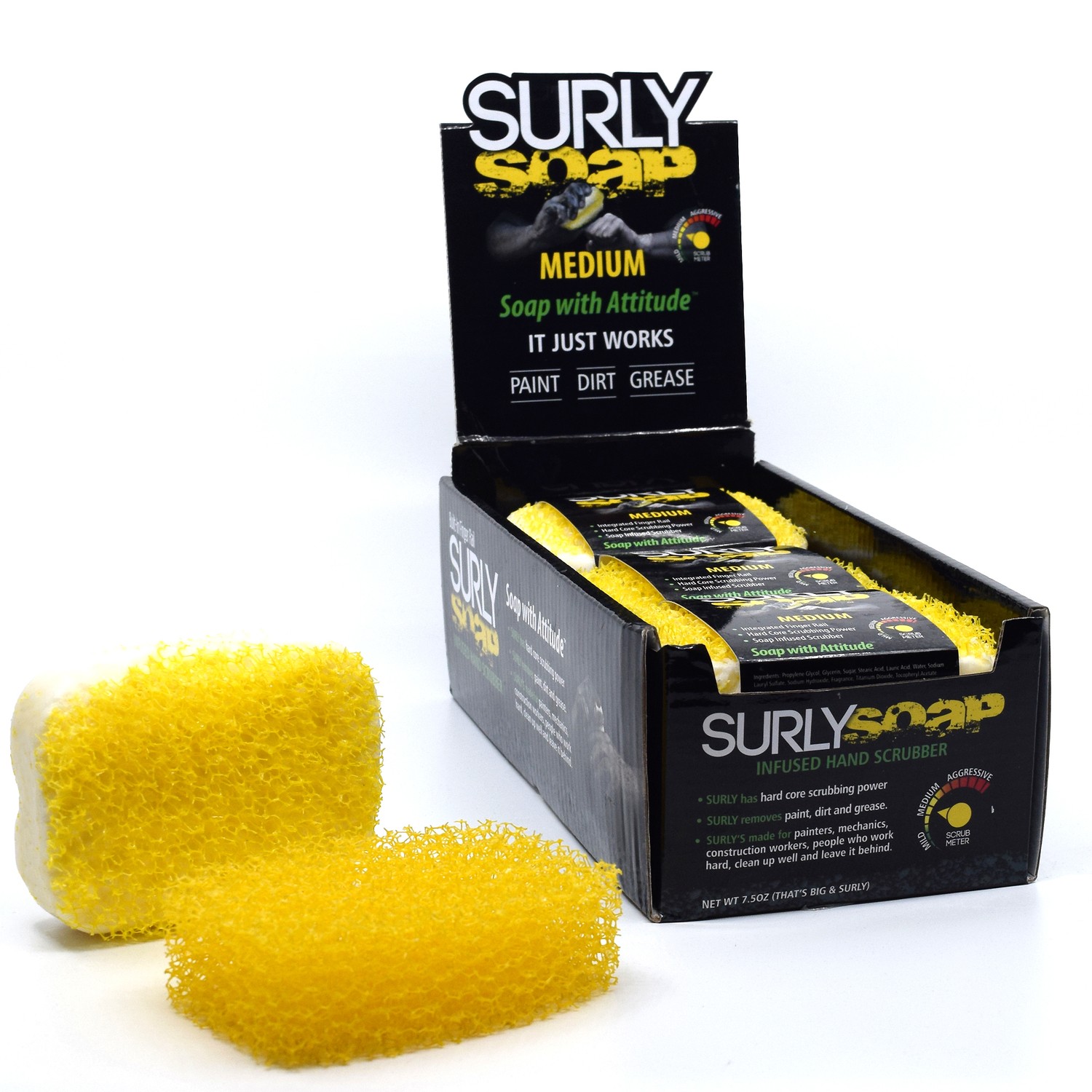 Surly SS002 Citrus Scent Moisturizing 7.5 oz. Medium Full Bar Soap 3.62 L in.