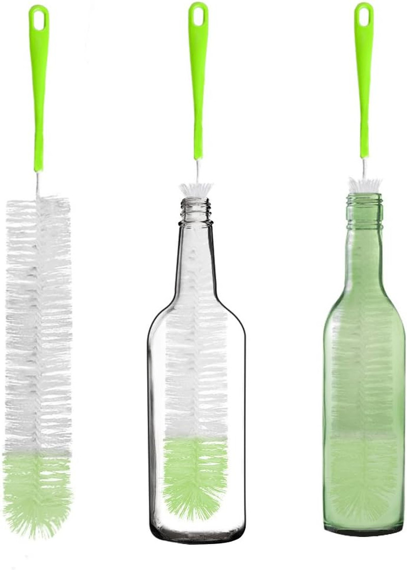 TISSA Long Bottle Cleaning Brush 18″ Extra Long X 2.17″ Extra Wide Brush for Was