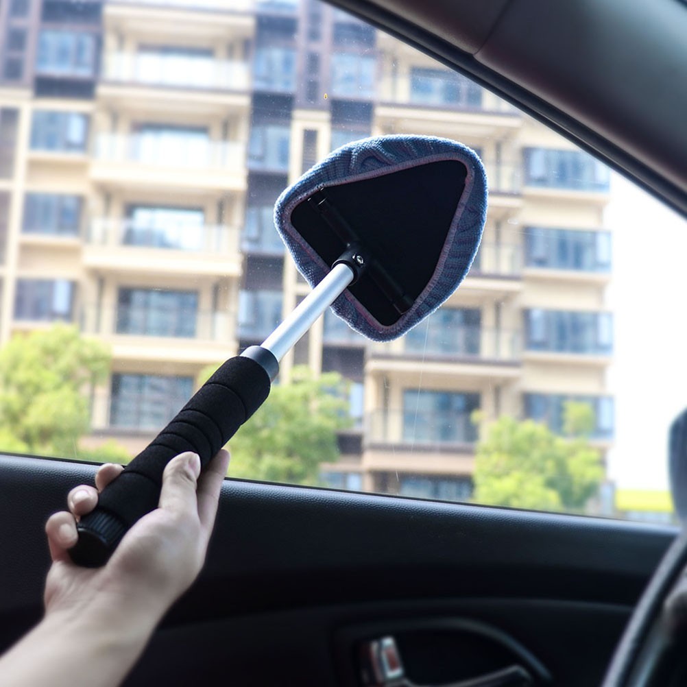 5Pcs Reusable Car Cleaning Duster Kit with Microfiber Towels and Spray Bottle