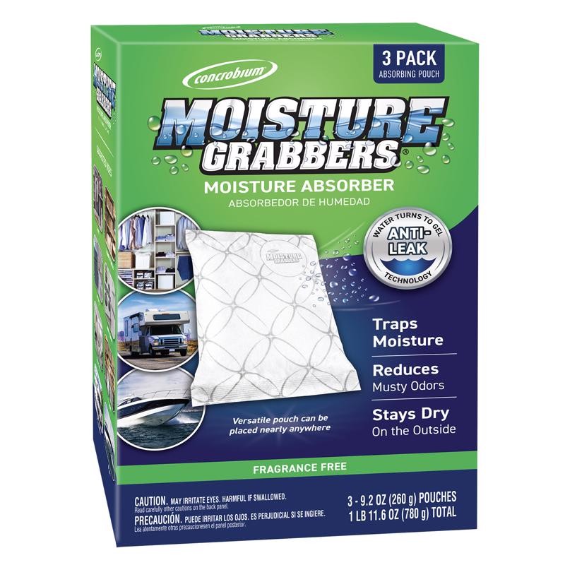 Concrobium Humidity-Absorbing Pouch No Scent 27.6 oz (Pack of 5)