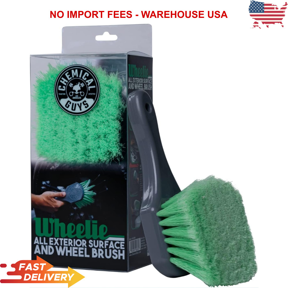 Chemical Guys Wheelie All Exterior Surface and Wheel Brush, Wheel Cleaner Brush