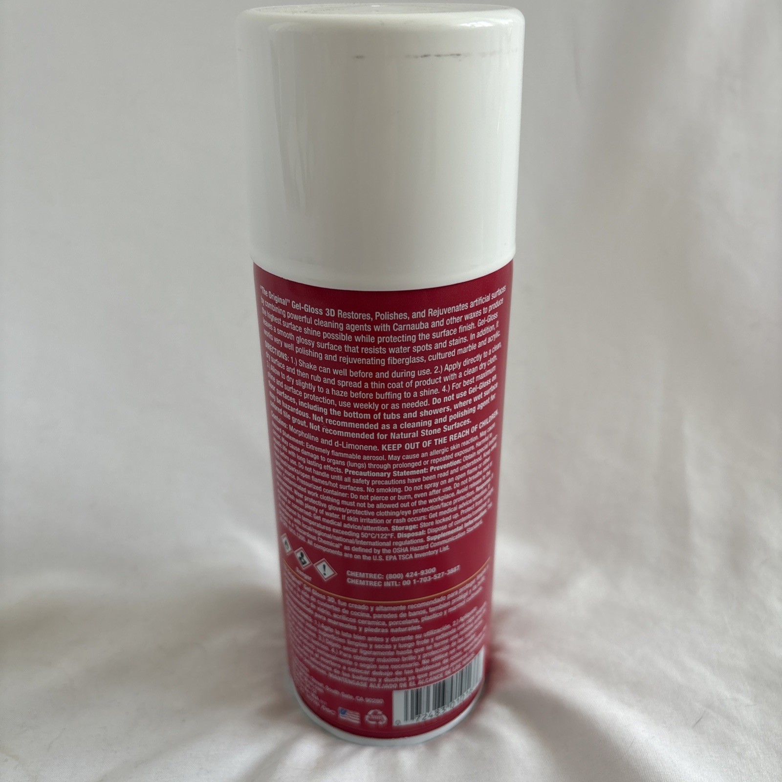 The Original Gel-Gloss Kitchen & Bath Polish and Protector 12oz. Aerosol Can NEW
