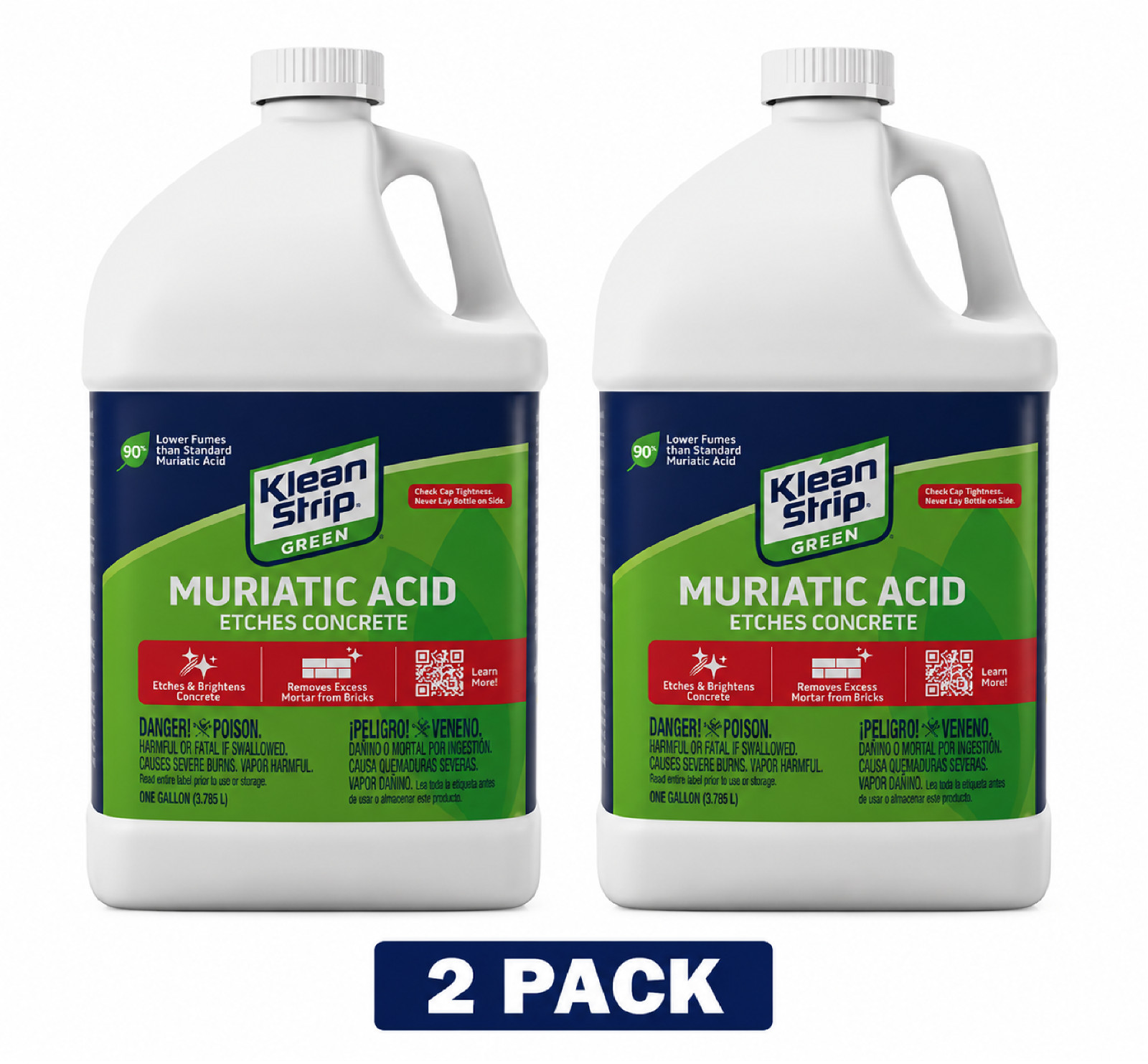 2 Gallon Klean Strip Green Muriatic Acid,