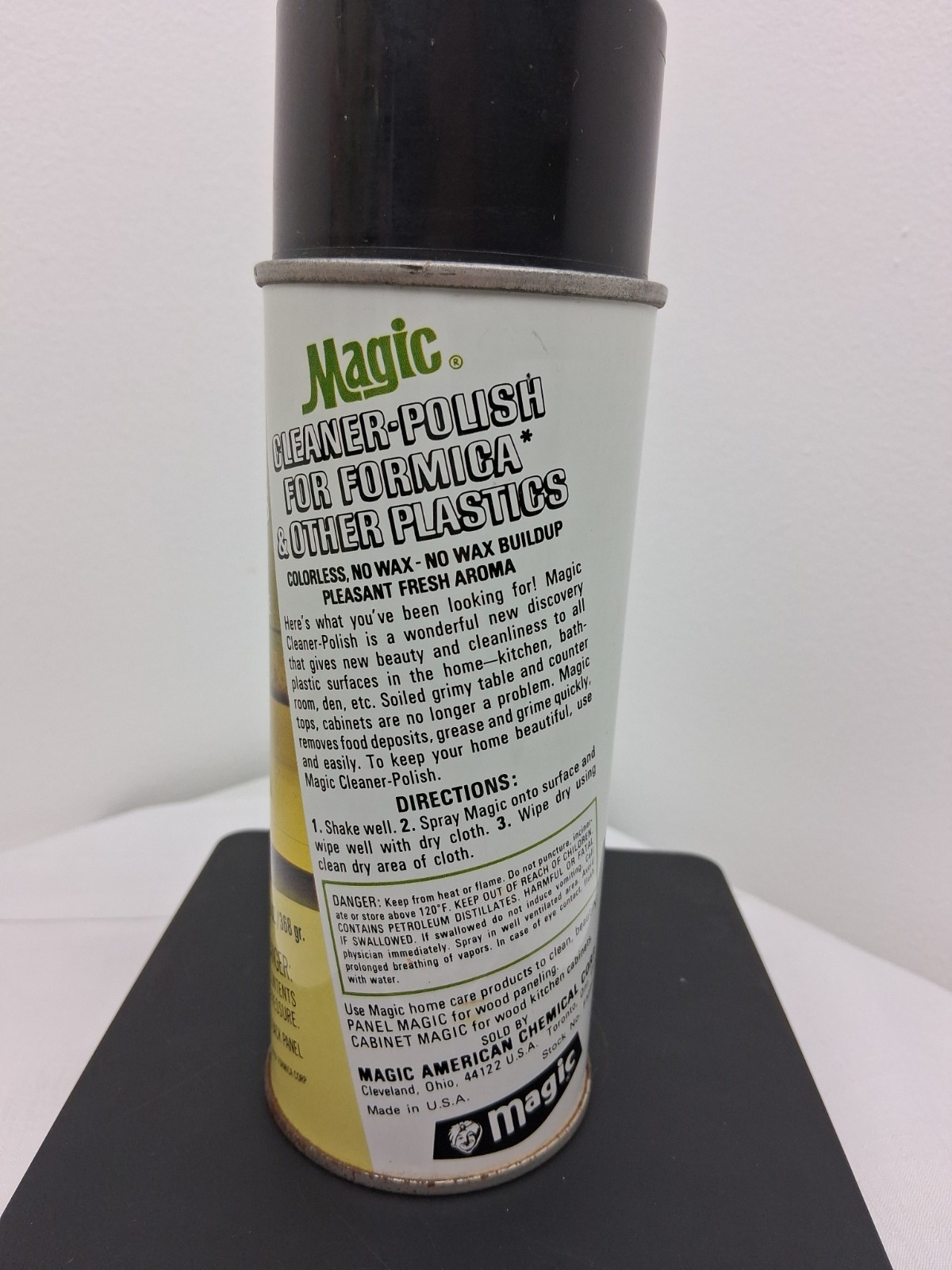 Vtg Magic Cleaner Polish Formica 13 Oz Can Good Housekeeping 1950’s Graphics 75%