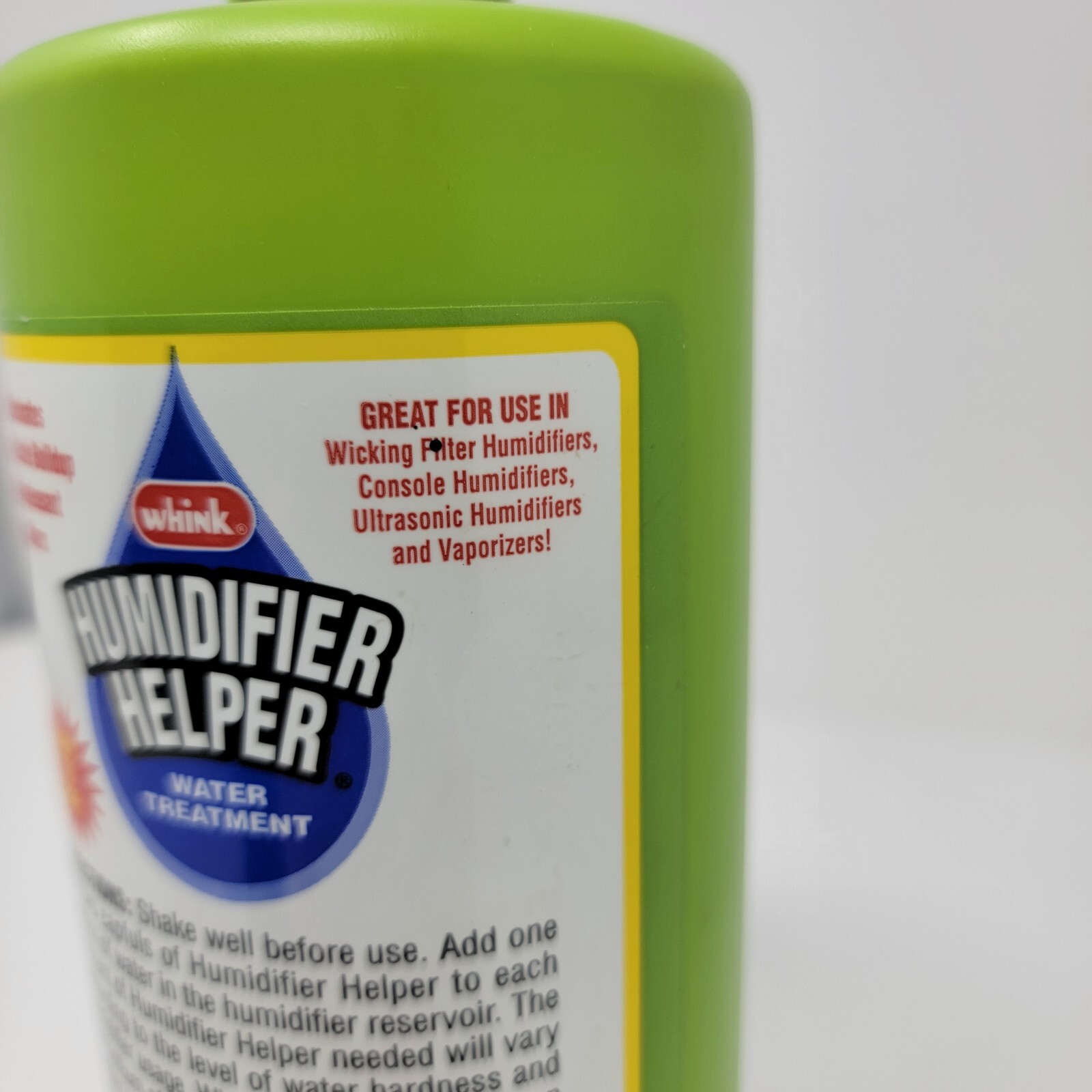 Whink Humidifier Helper Water Treatment Vaporizers Discontinued 32 Oz