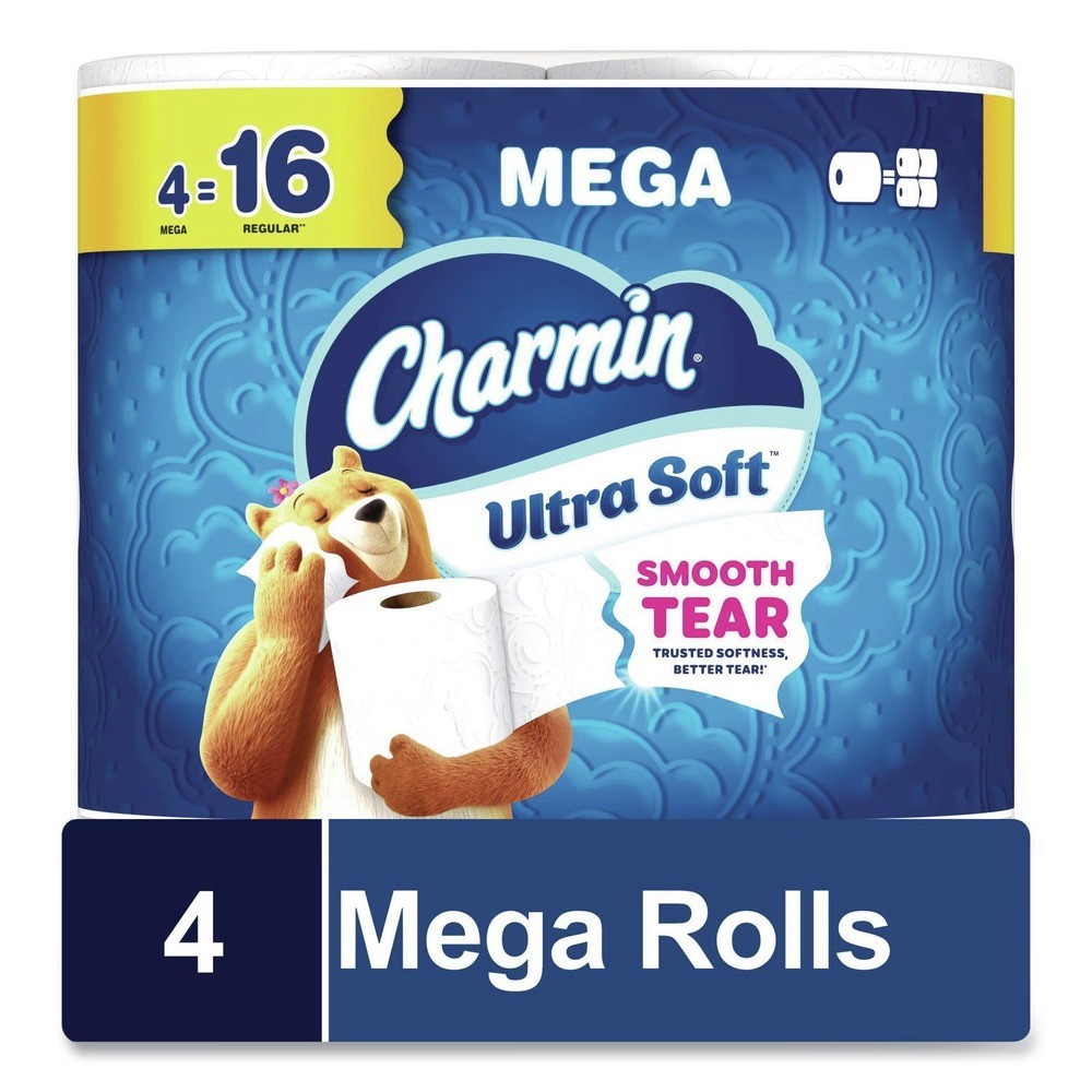 Charmin 08806CT Bathroom Tissue Mega Roll (208 SHT/RL, 4 RL/PK, 8 PK/CT) New