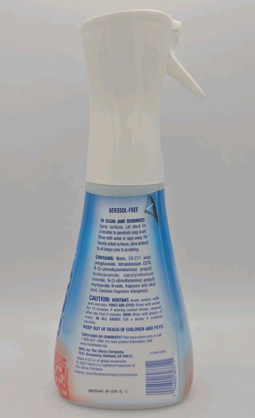 16oz Clorox Bathroom Ultra Foamer, Cleaner Spray Bottle Island Blossom Scent