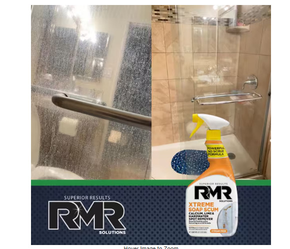 RMR Solutions Soap Scum Remover Bathroom Cleaner Removes Lime Scale & Hard Water