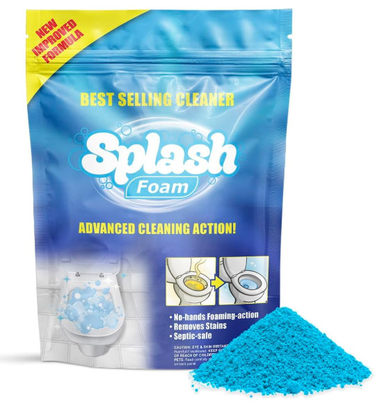 Splash Set of 2 Toilet Cleaner Self Activating Cleaning Powder 400g Exp: 05/2027