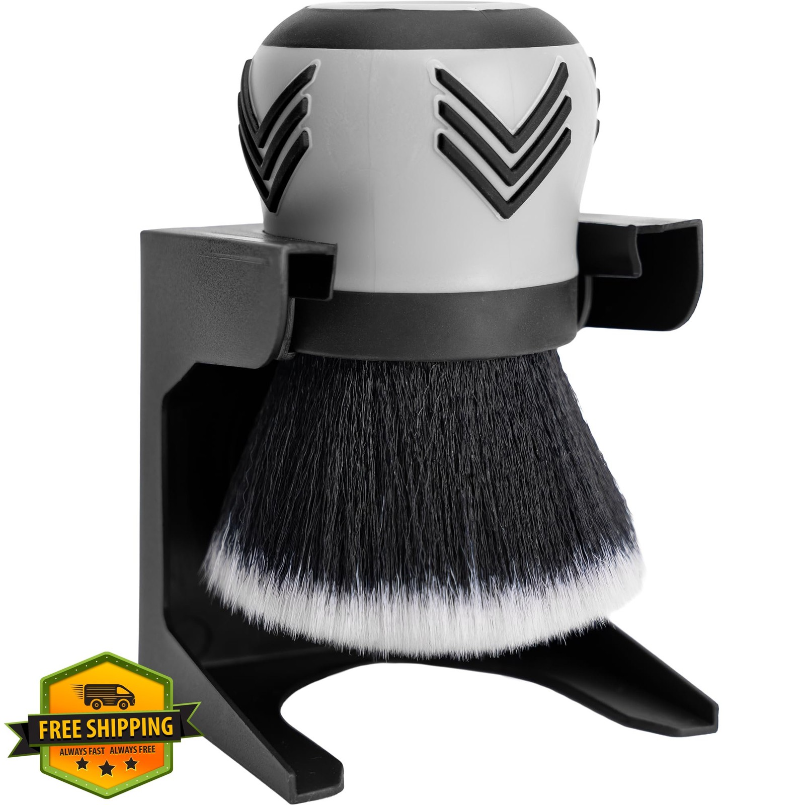VIKING Car Cleaning Brush Interior Detailing Kit 5 Inch Black/Grey