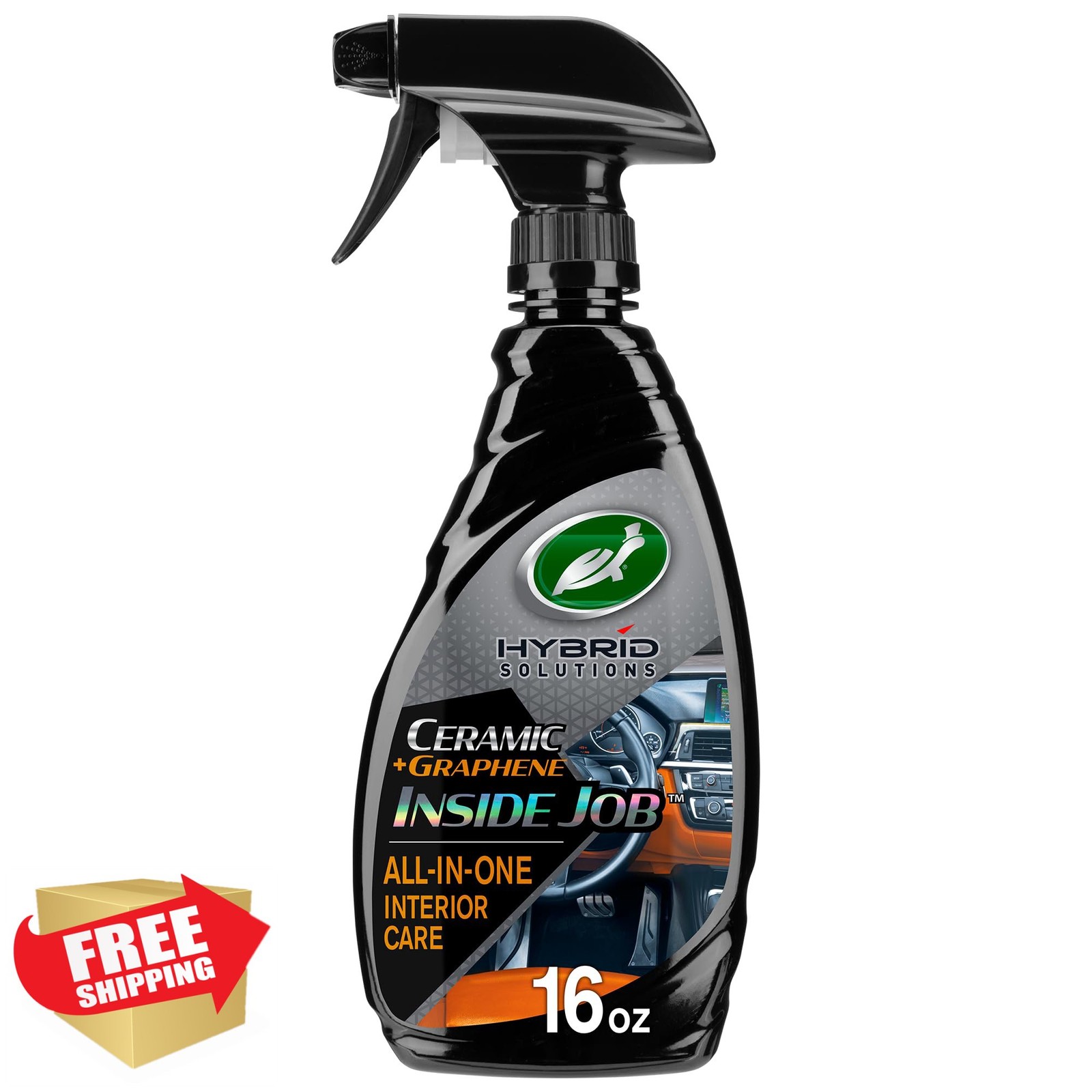 Turtle Wax Interior Cleaner Protectant 16oz Leather Vinyl Plastic