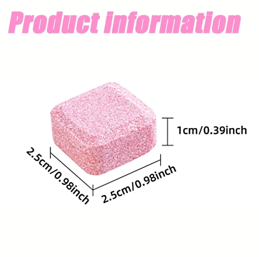 20pcs Toilet Cleaning Effervescent Tablets – Deodorizer & Stain Remover – NEW