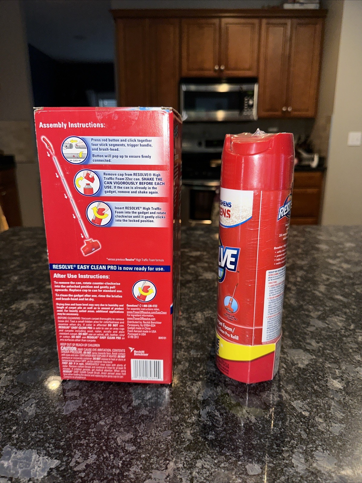 Resolve Easy Clean Pro High Traffic Area Carpet Cleaner BONUS X2 Foam Refill NEW