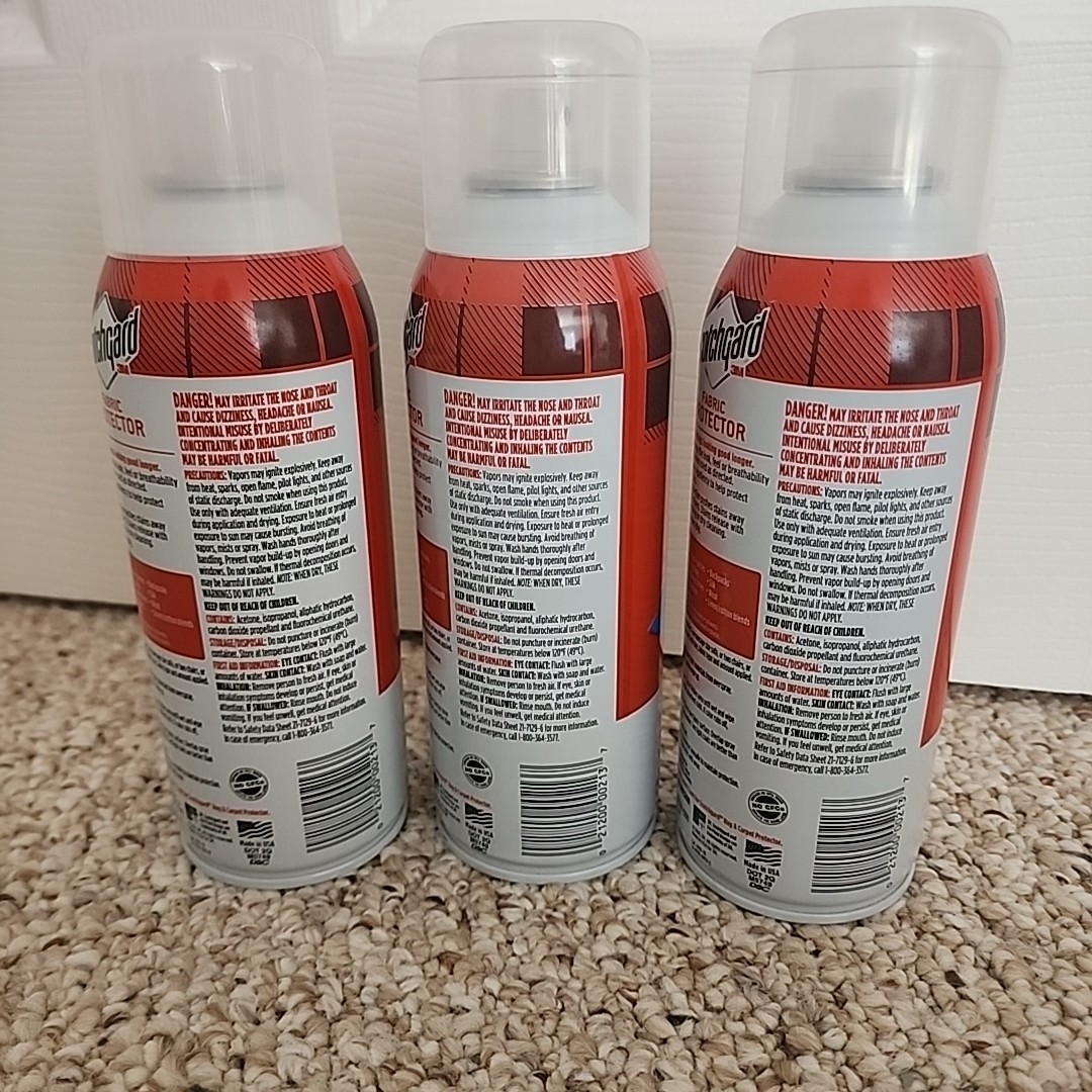 3M Scotchgard Fabric Protector Repels Liquids Blocks Stains 10 Oz – 3 New