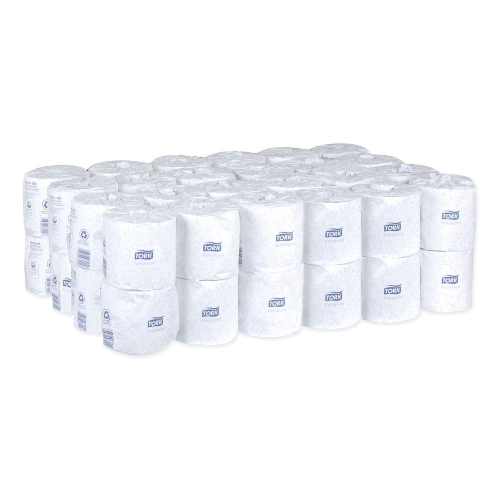 Tork TM6130S Advanced 2-Ply Septic Safe Bath Tissue – White (48/Carton) New
