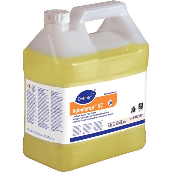 Diversey 93323981 Neutral Floor Cleaner, 1.5 Gal., Pk2