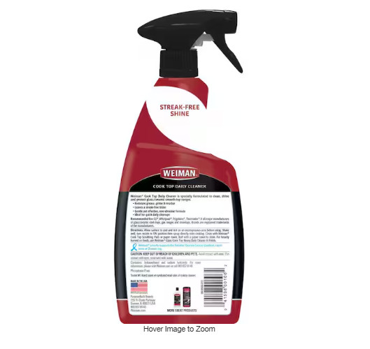 Stovetop Cleaner for Daily Use Spray Quick Cleanups 22 oz.