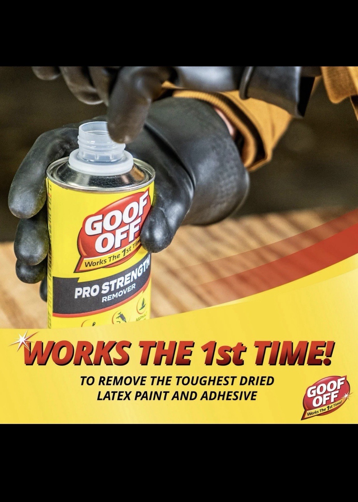 GOOF OFF 16 oz. Professional Strength Remover – Caulk, Glue, Ink, Gum