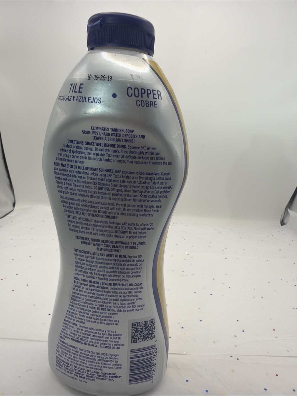 Bar Keepers Friend Soft Cleanser Liquid 26 oz All-Purpose Cleaner Kitchen Bath