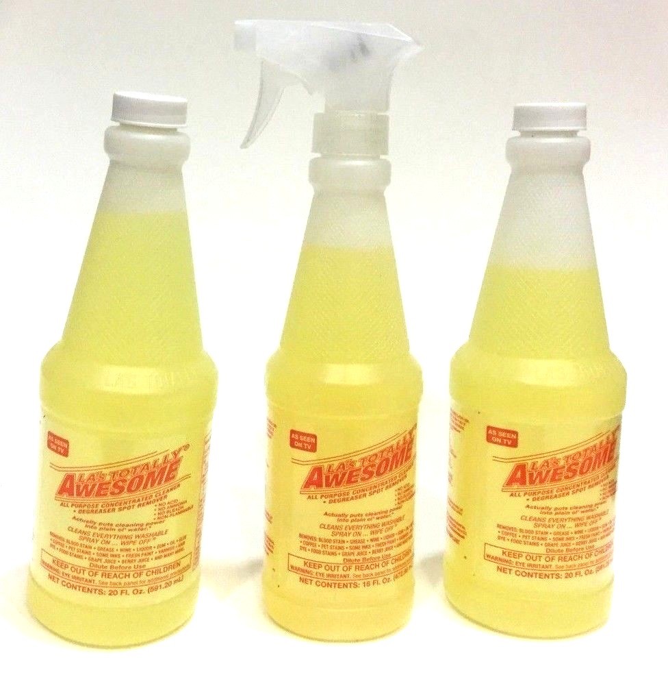 3 All-Purpose Cleaner 2 – 20 oz refill 1- 16 oz spray La’s Totally Awesome