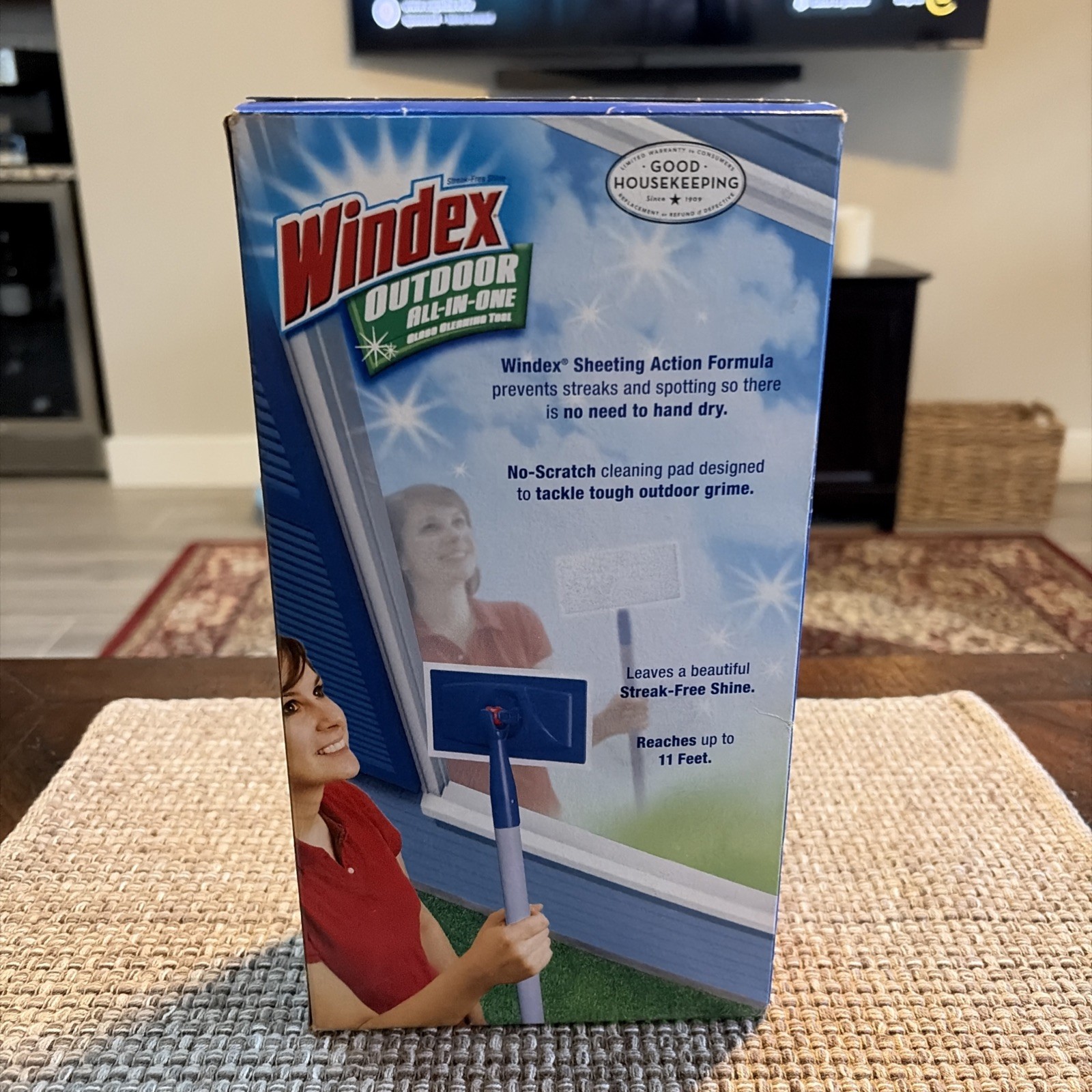 Windex Outdoor All-In-One Glass & Window Cleaner Starter Tool Kit ~ New Sealed
