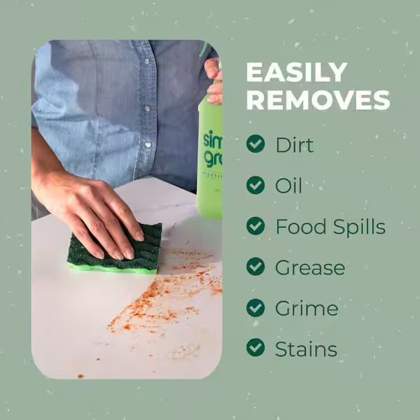 Simple Green All-Purpose Cleaner, 1 Gal. Concentrated Removes Dirt Grease Stains