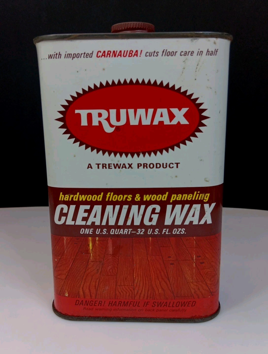 Discontinued Truwax Cleaning Wax Hardwood Floors & Wood 95%+ Full