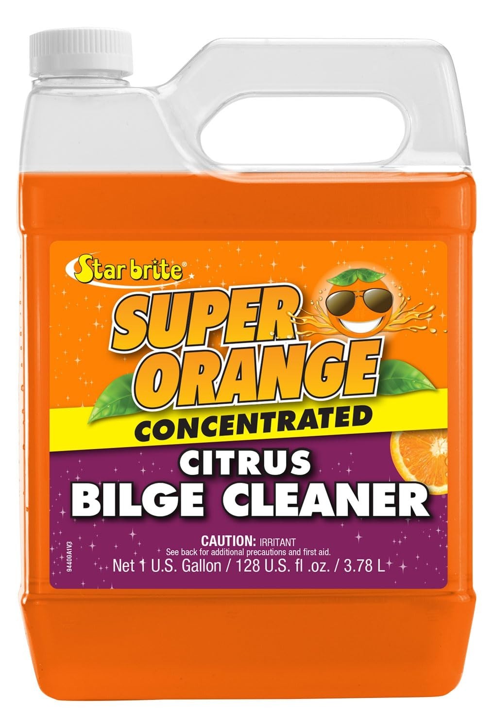 Citrus Bilge Cleaner – Easy Pour, Emulsifies Oil & Fuel – 1 Gallon Marine Cleane