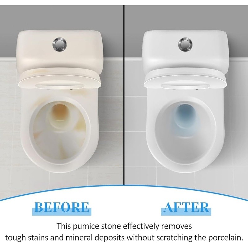 Natural Pumice Stone Toilet Cleaner Eco-Friendly Limescale Remover Multi-Surface