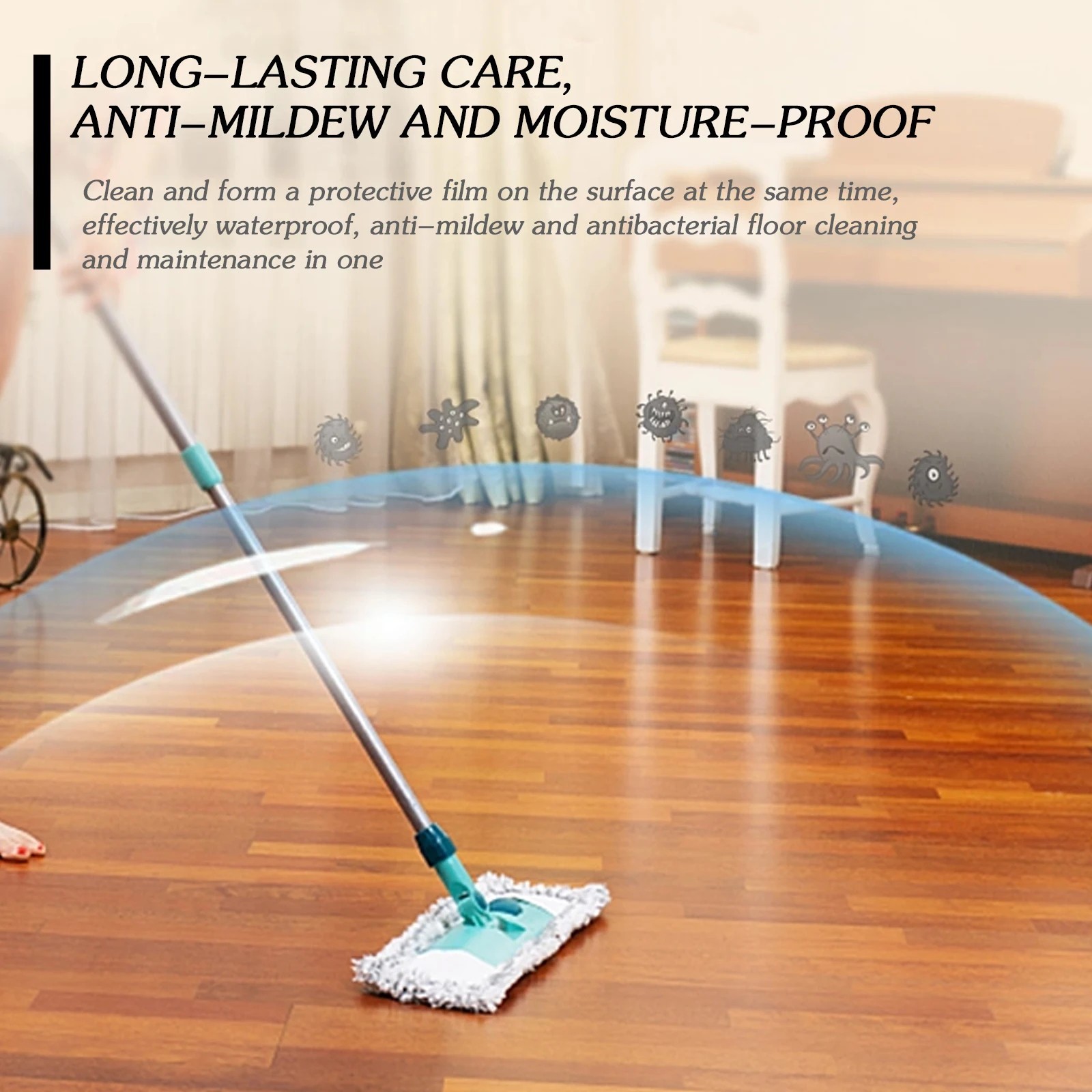 Natural Beeswax Spray Furniture & Wood Floor Polish Multi-Purpose Cleaner