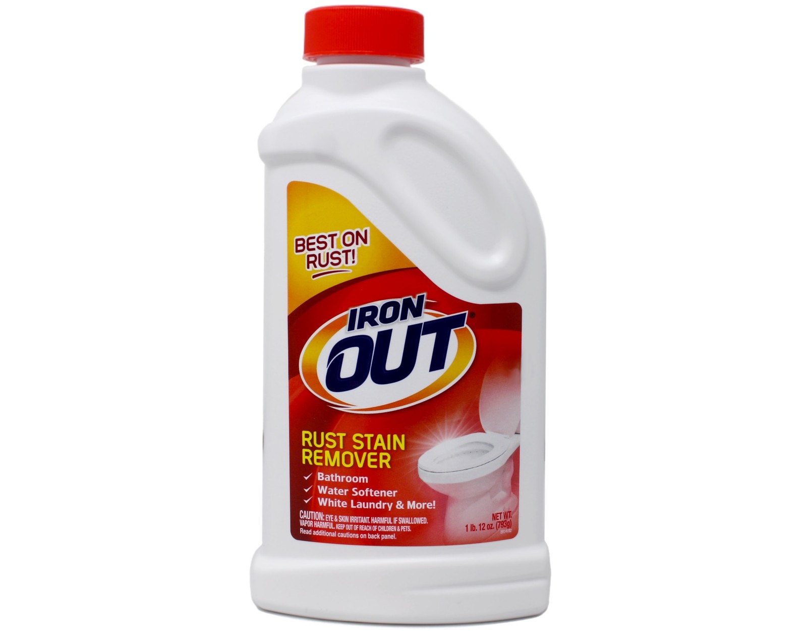 IRON OUT Rust Stain Remover Powder, 1 lb 12 oz Bottle