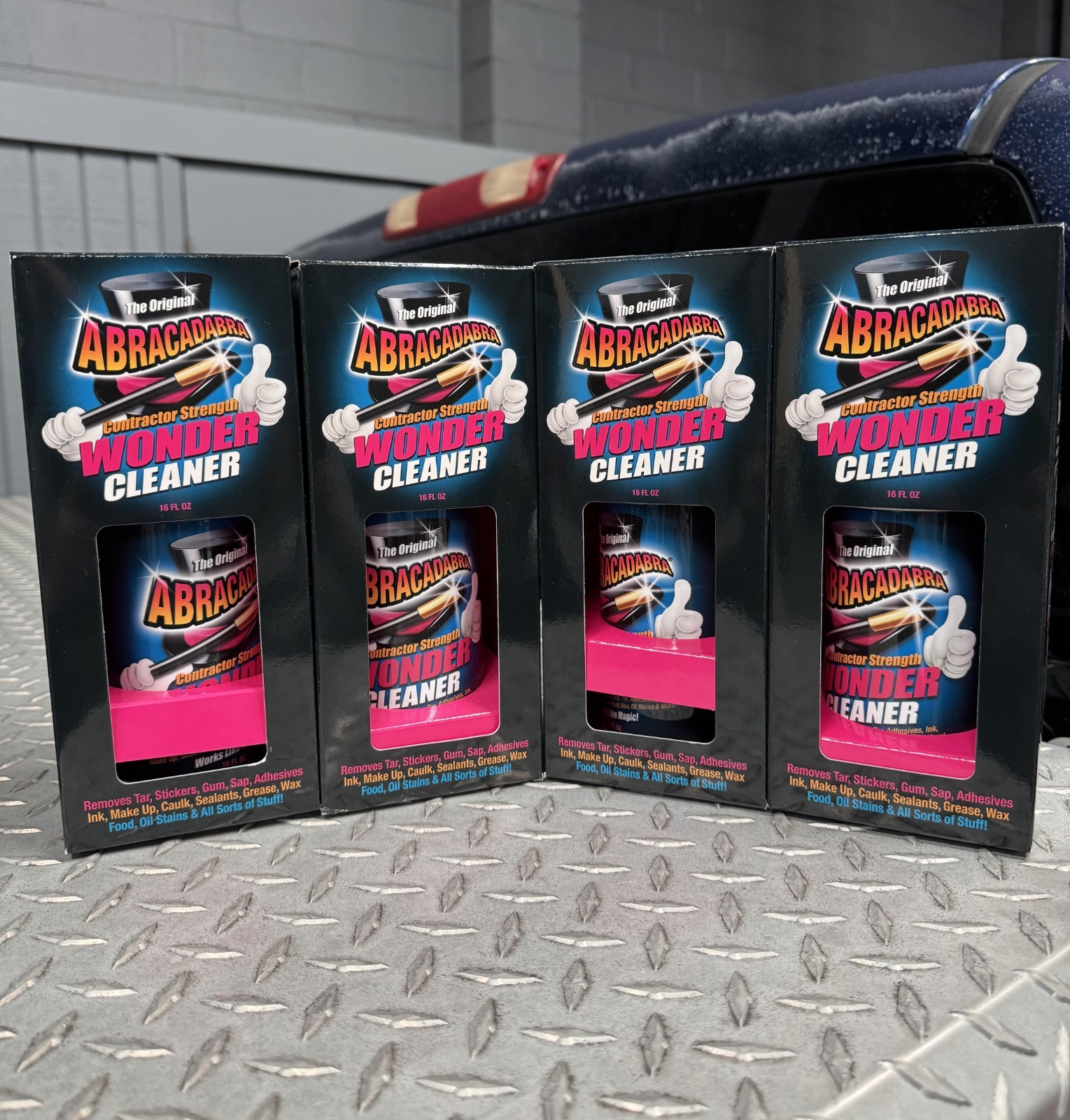 4-PACK: Abracadabra® Wonder Cleaner 16oz – Safe Adhesive, Tar & Sap Remover