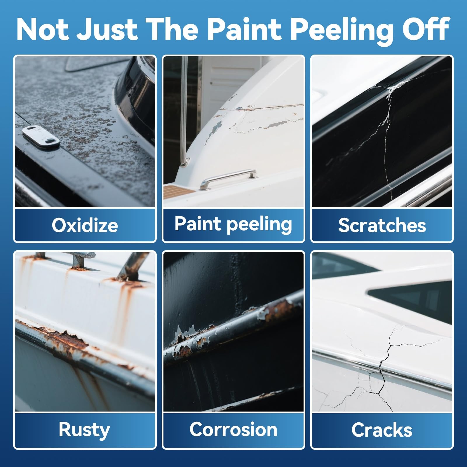 Boat Paint White Touch Up Pen High-Gloss Boat Scratch Repair Marine Topside B…