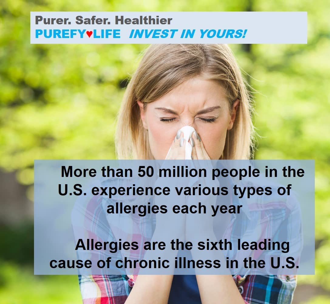 PUREFY Anti-Allergen Spray (16oz, 2pk), Hypoallergenic. Eliminate Inanimate A…