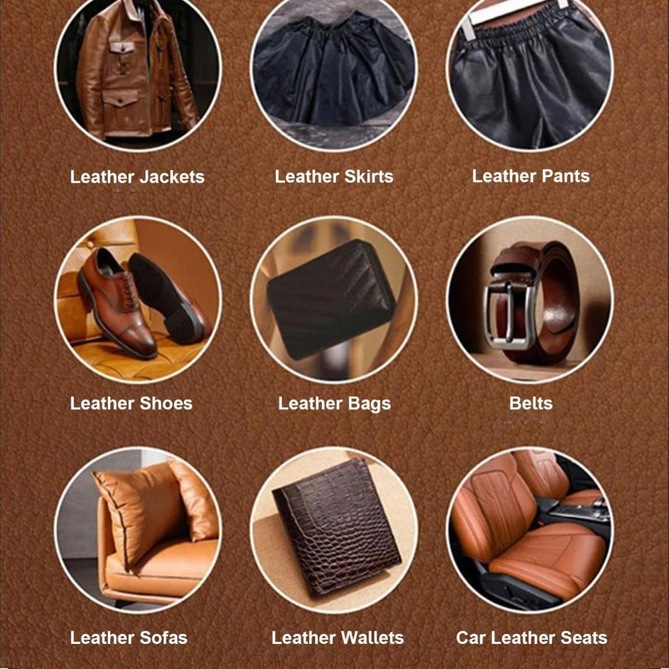 Leather Cleaner 100ml Care Agent Brush Leather Restorer
