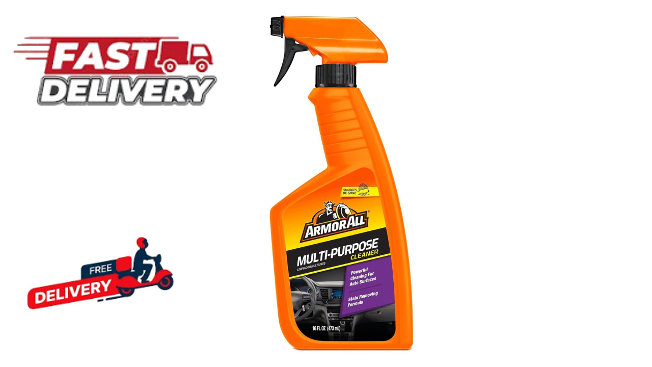 Armor All Multi Purpose Car Interior Cleaner Spray 16oz Dash Vinyl Fabric 1 Pack
