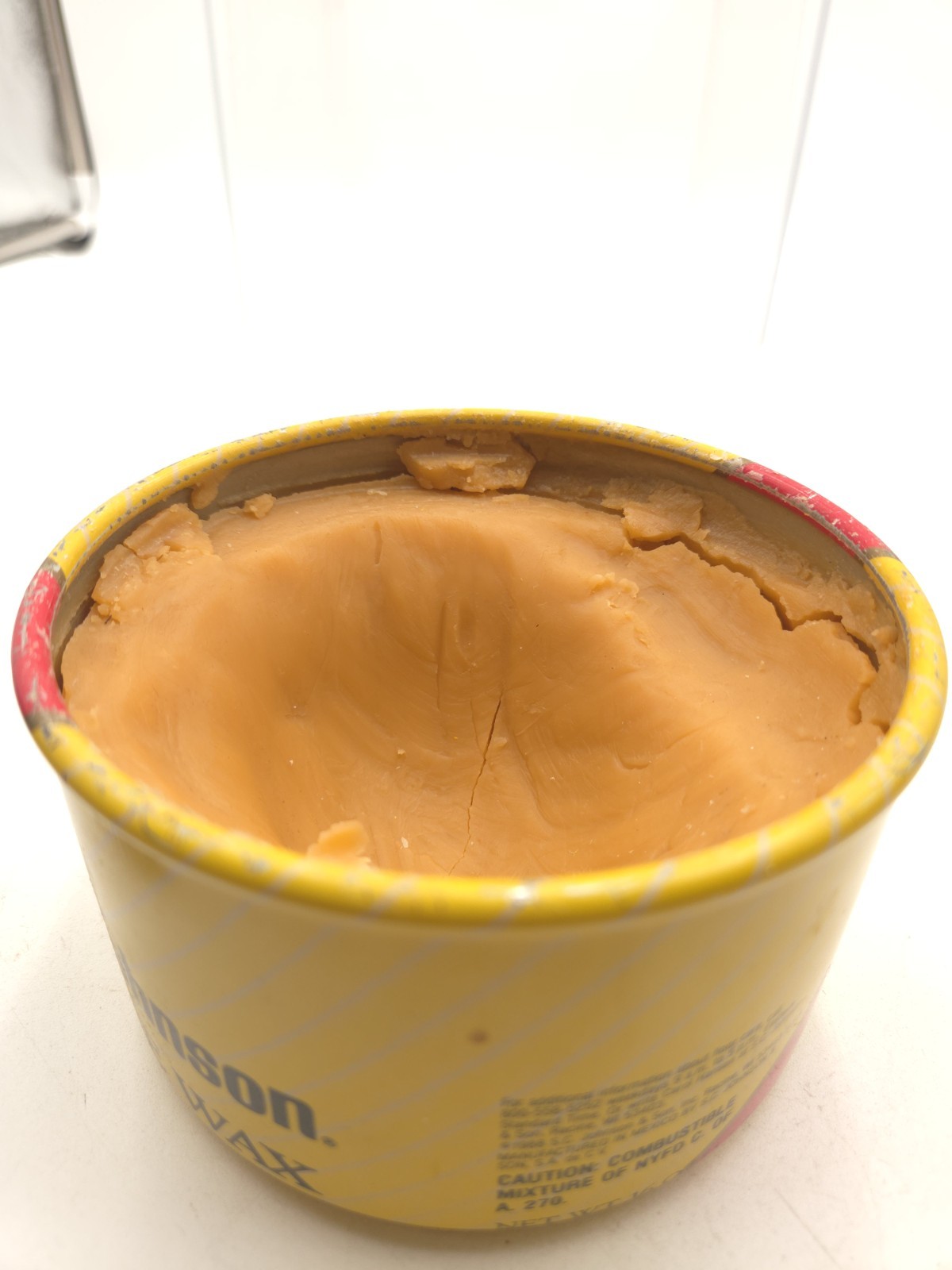 SC Johnson Wood Paste Wax 16 Oz Can About 70% Full Original Formula Discontinued