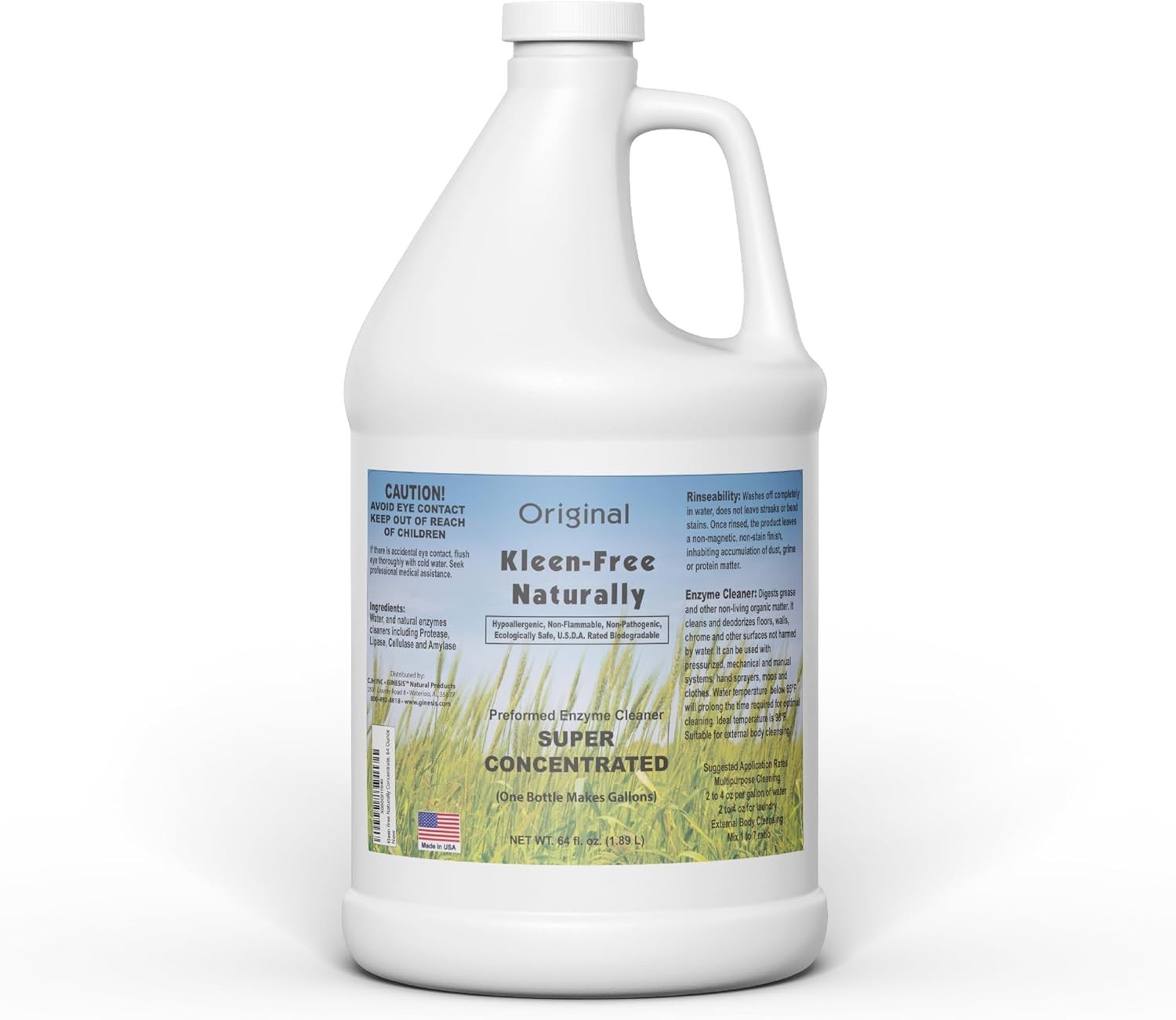Naturally Preformed Enzyme Cleaner Enzyme Solution Multi-Purpose Cleaner Laundry