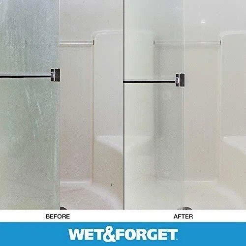 Wet & Forget Shower Cleaner Weekly Application Requires No Scrubbing,