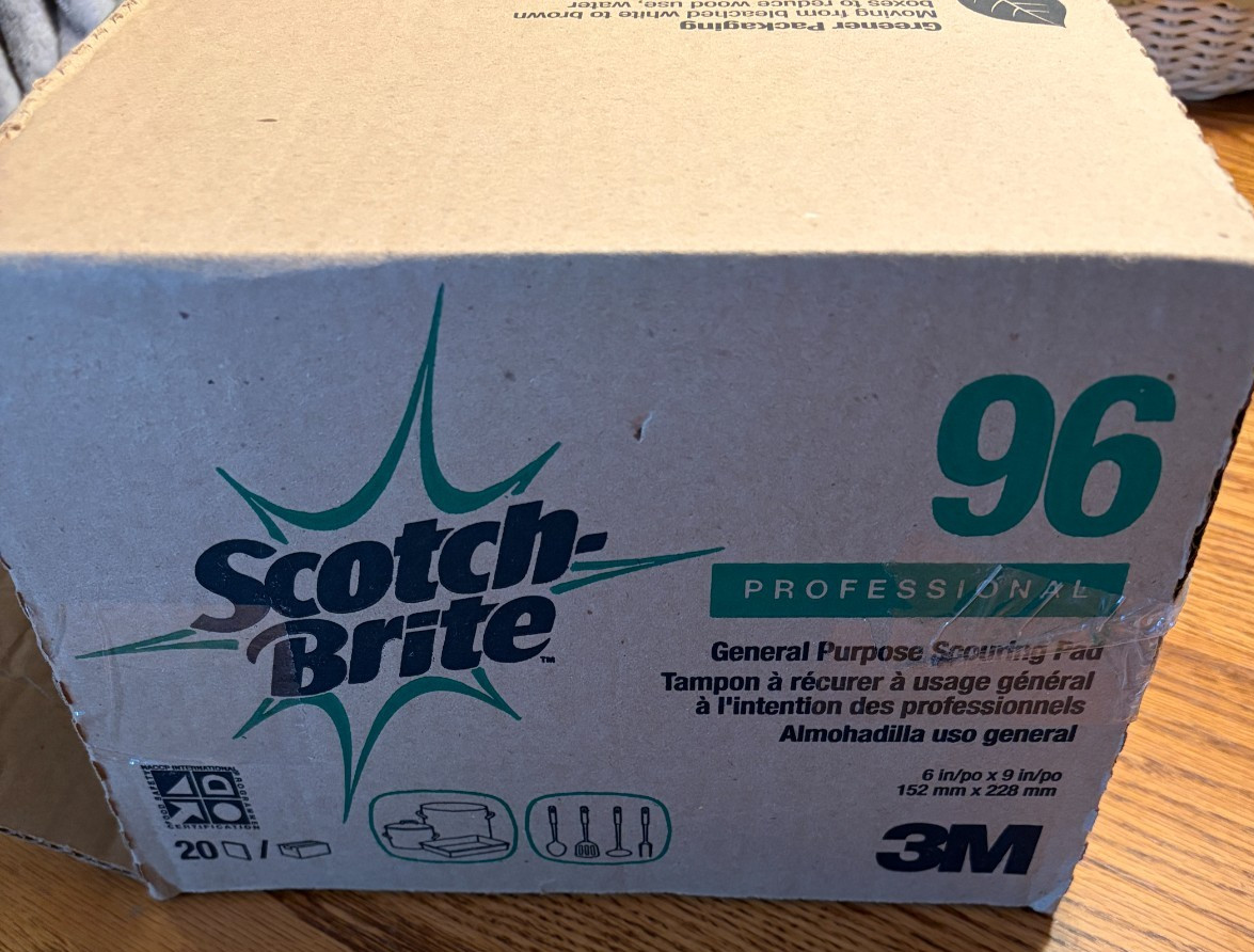 3M Scotch-Brite Heavy Duty Scouring Pad 96 20 pack