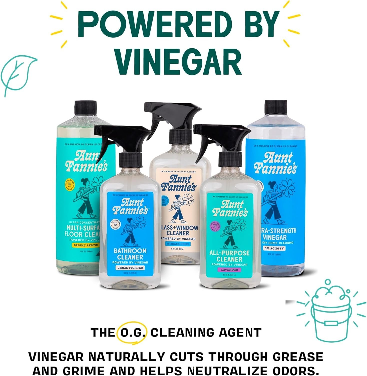 32 oz Extra Strength Cleaning Vinegar, Unscented Multipurpose Household Cleaner