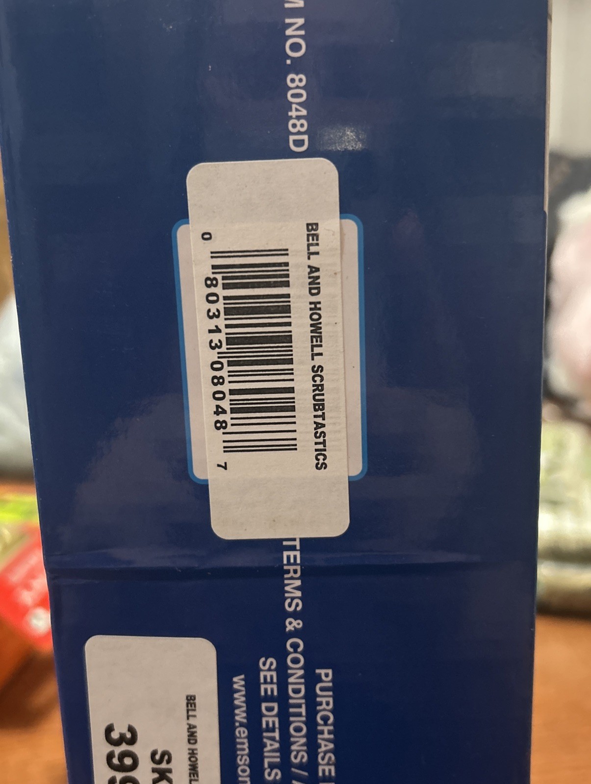 Bell + Howell Scrubtastic Rechargeable Power Scrubber NEW 2022