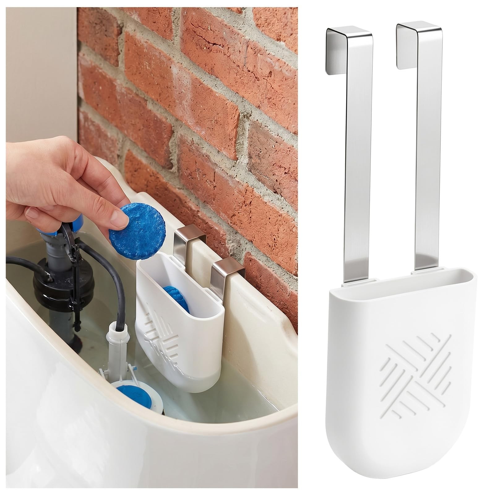 Toilet Tank Tablet Holder, Universal Toilet Tablets, Toilets Hanging Cleaner,…