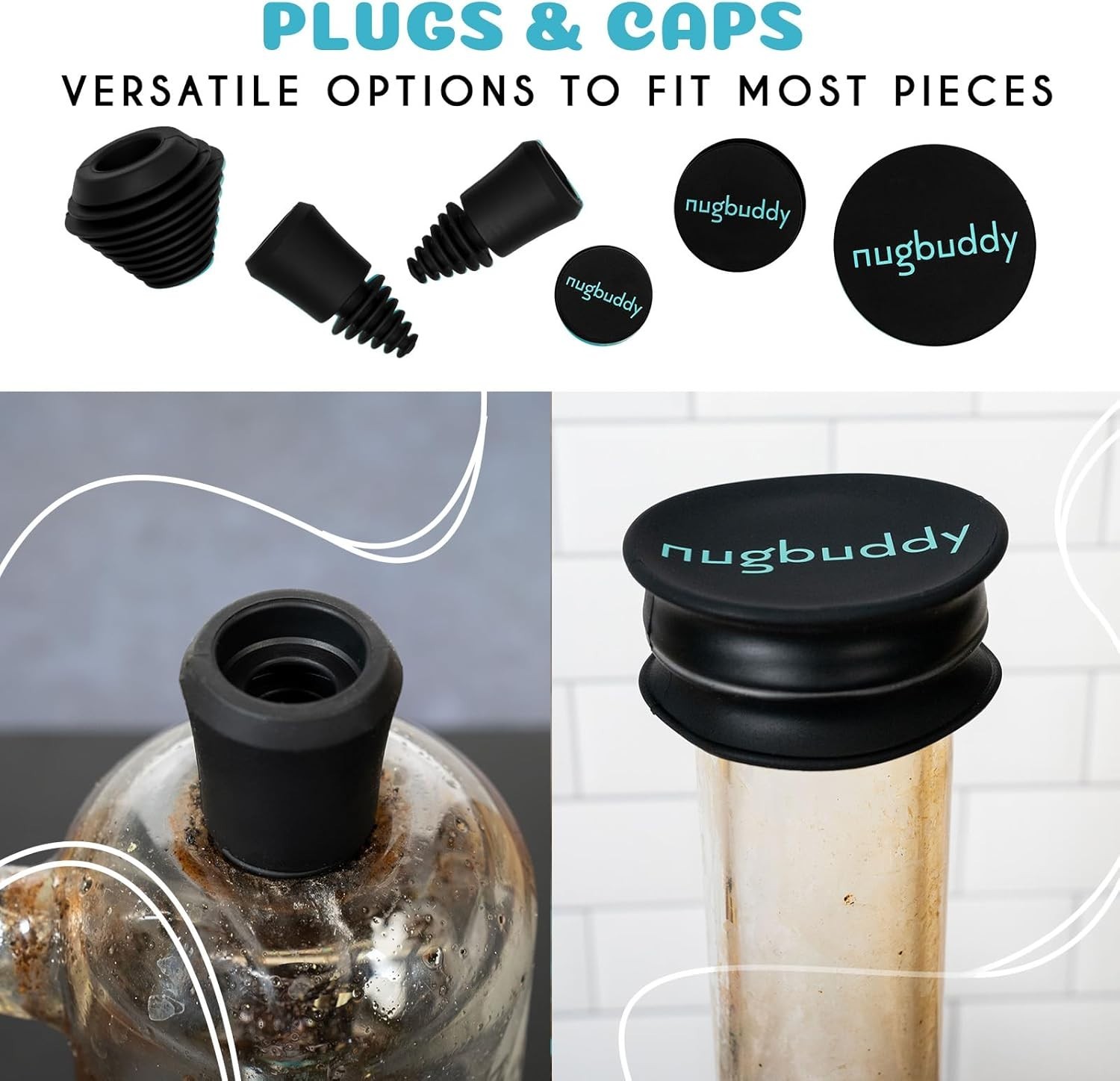 Ultimate Glass Cleaning Kit: Reusable Silicone Accessories & Soaker Bag Included