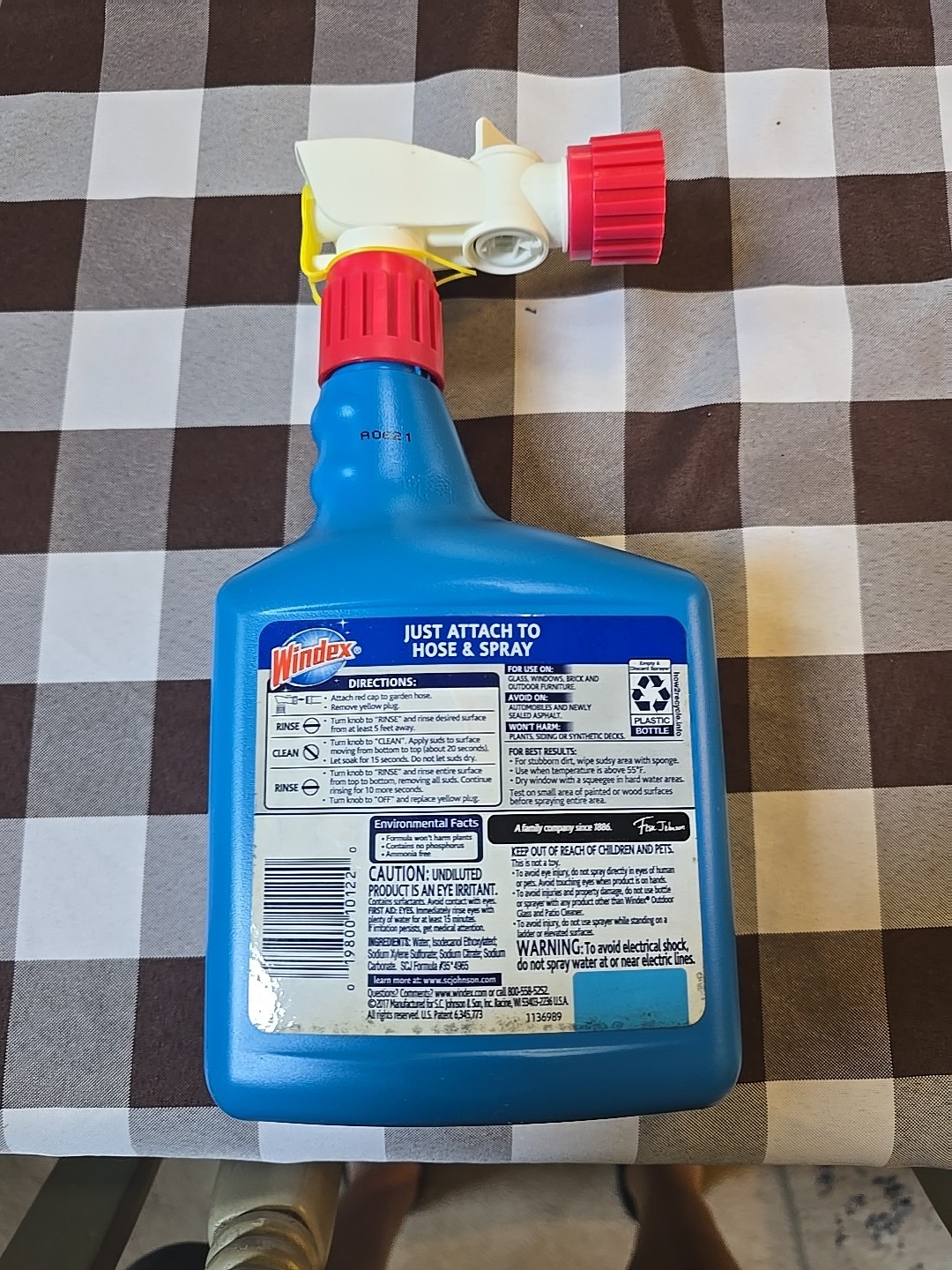 Windex Outdoor Glass and Patio Concentrated Cleaner – 32oz